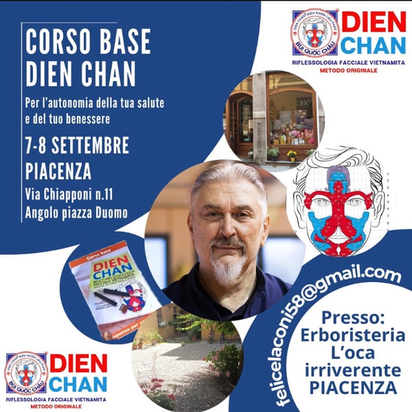 Corso Base Dien Chan, Riflessologia Facciale Vietnamita - Piacenza