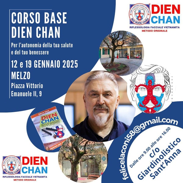 Corso Base Dien Chan, Riflessologia Facciale Vietnamita - Melzo